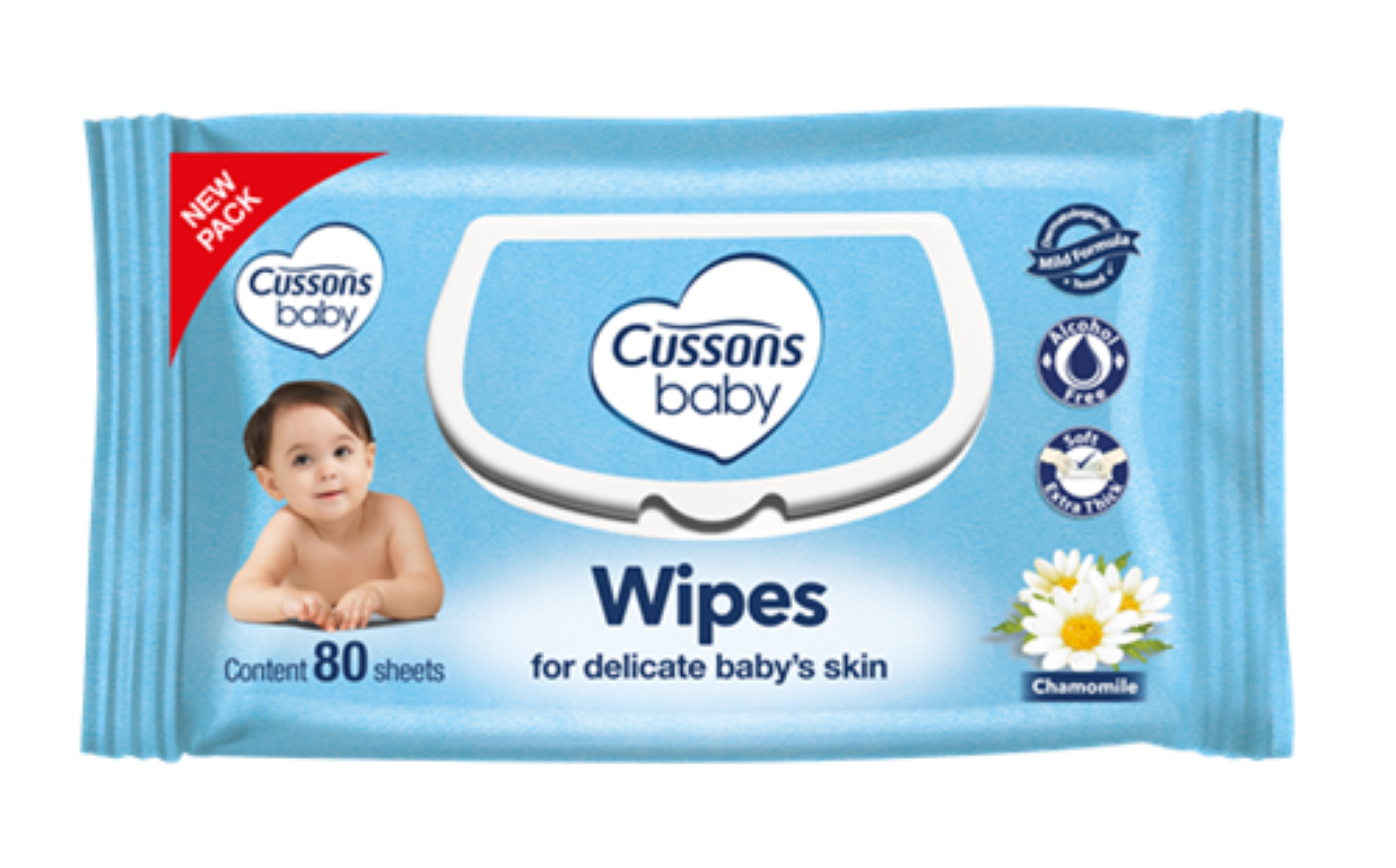 CUSSONS BABY M&G WIPES 80'S